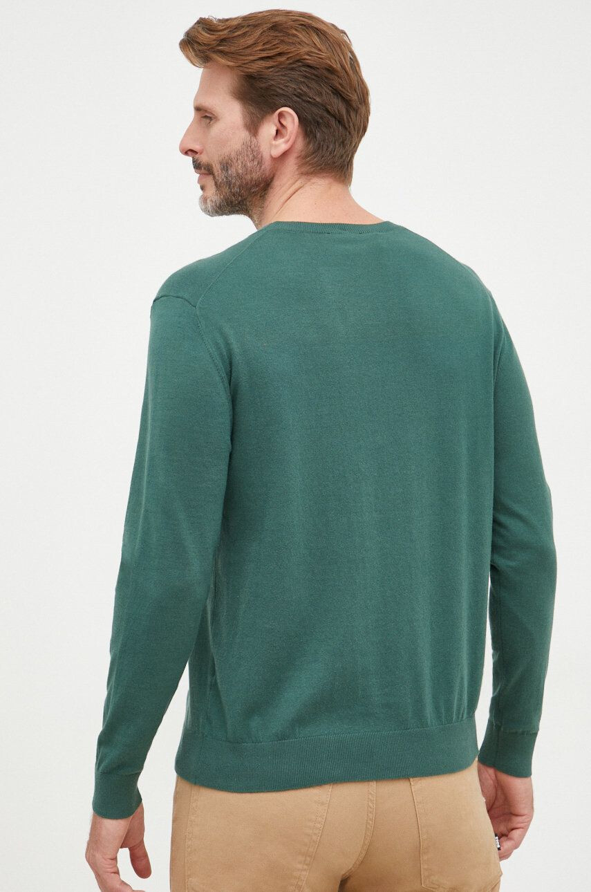 United Colors of Benetton pulover barbati culoarea verde light - Pled.ro