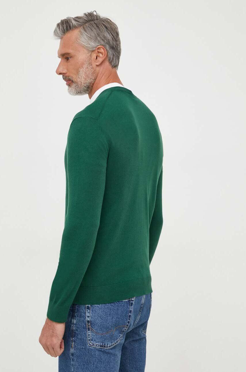 United Colors of Benetton pulover barbati culoarea verde light - Pled.ro