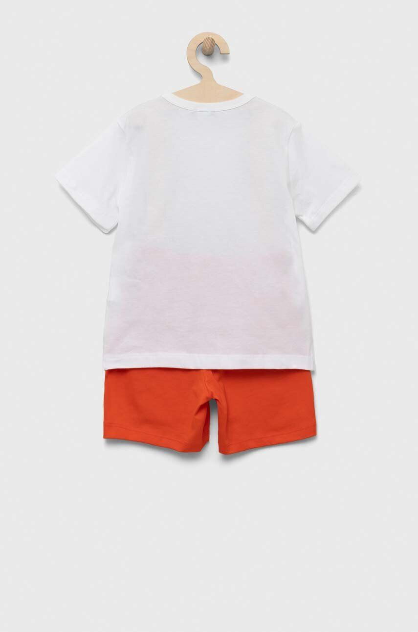 United Colors of Benetton set de bumbac pentru copii culoarea alb - Pled.ro