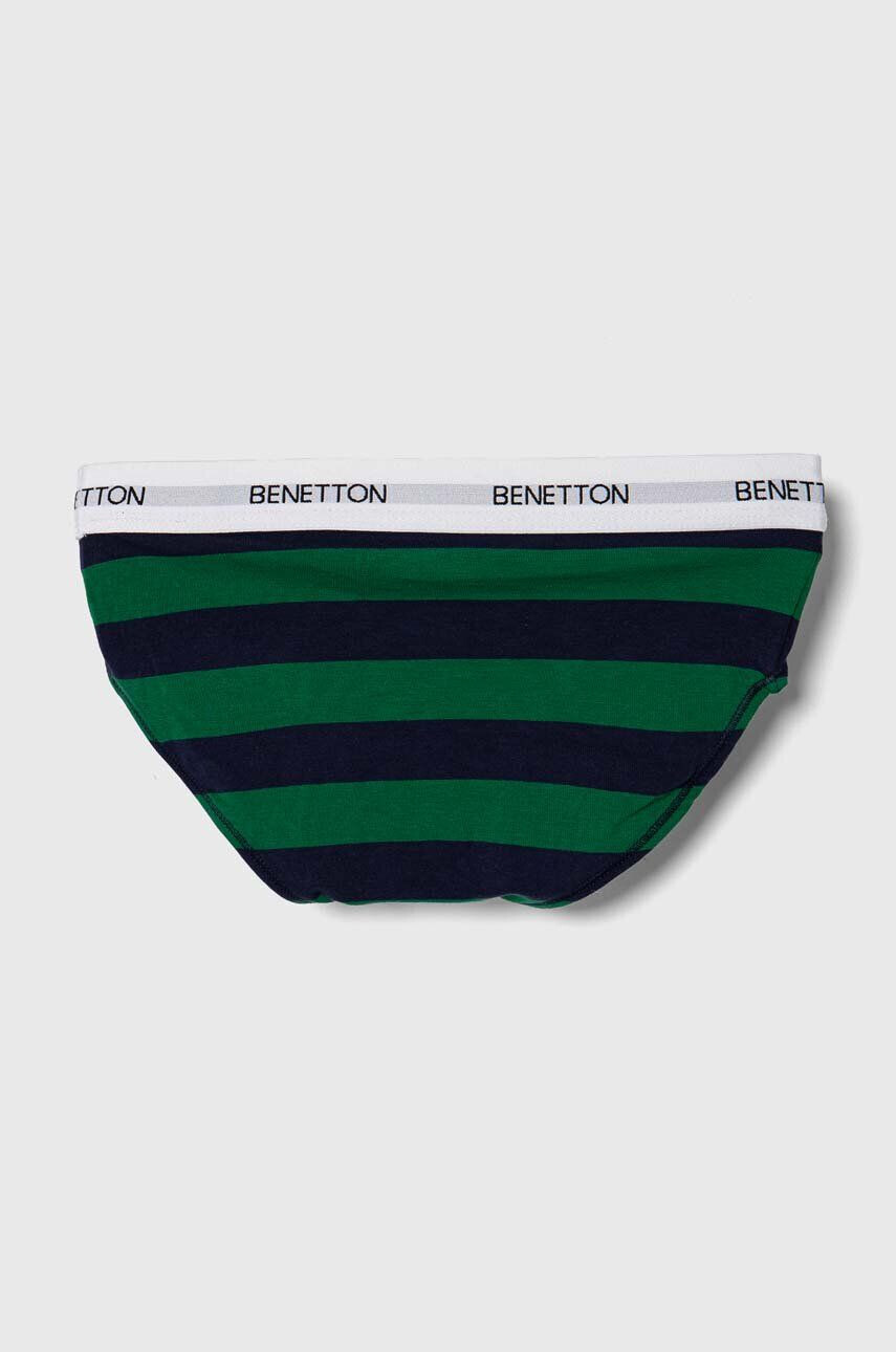 United Colors of Benetton slip copii 2-pack culoarea verde - Pled.ro