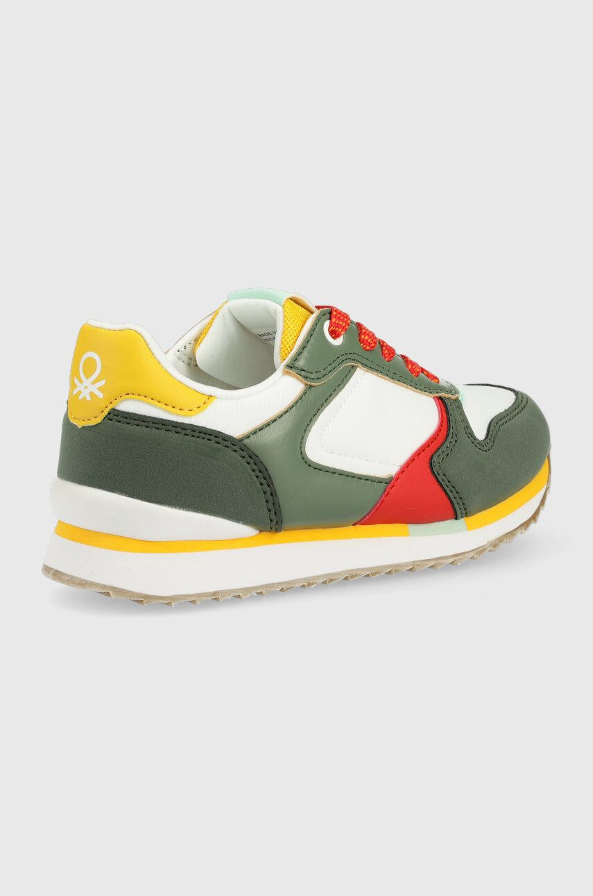 United Colors of Benetton sneakers pentru copii culoarea verde - Pled.ro