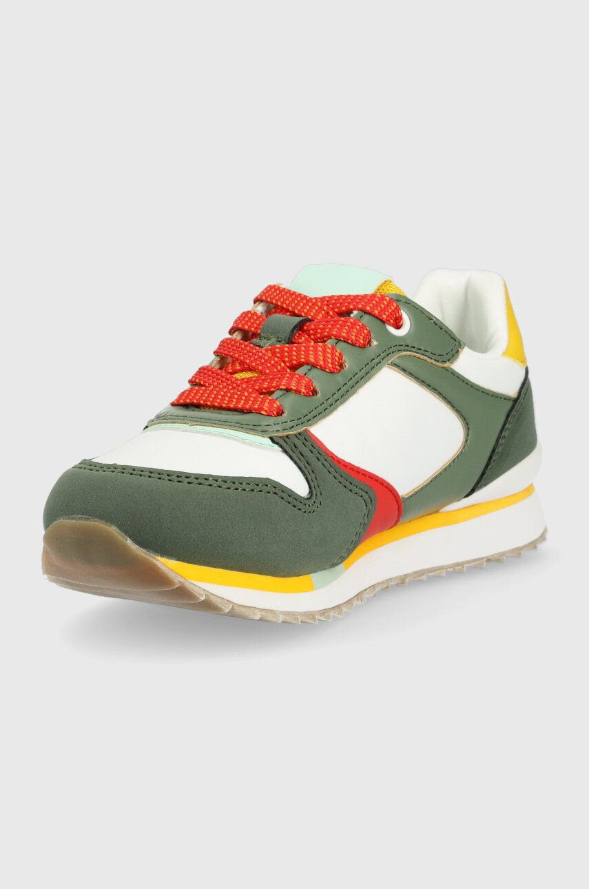 United Colors of Benetton sneakers pentru copii culoarea verde - Pled.ro