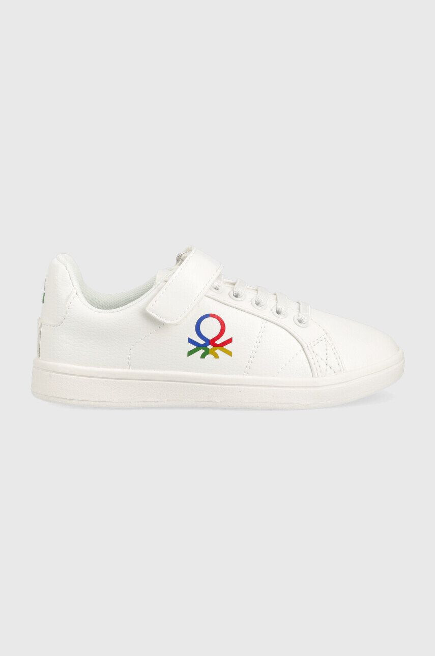 United Colors of Benetton sneakers pentru copii culoarea alb - Pled.ro