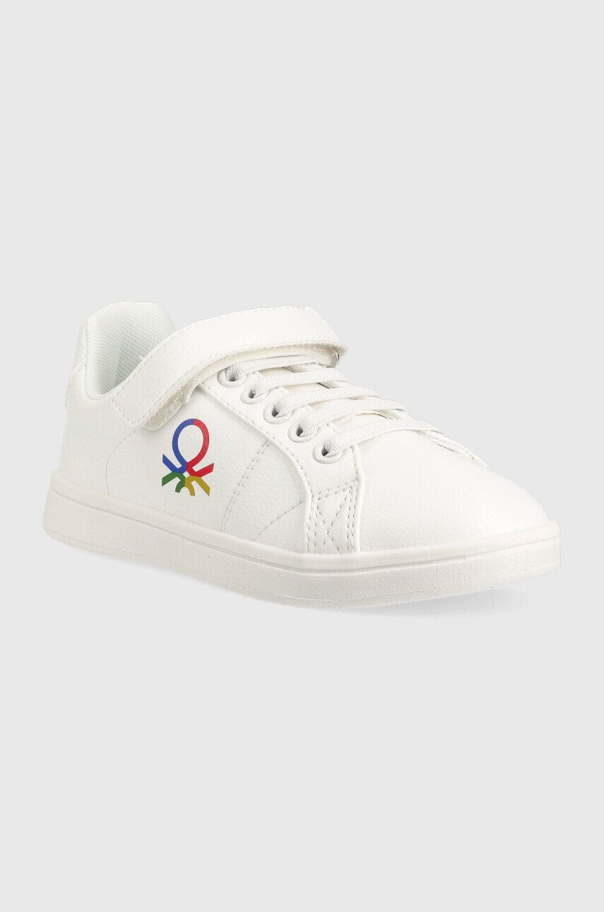 United Colors of Benetton sneakers pentru copii culoarea alb - Pled.ro