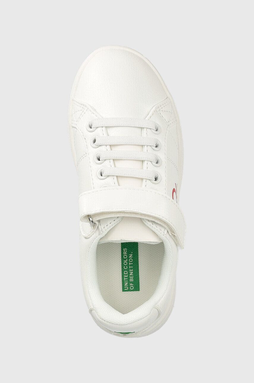 United Colors of Benetton sneakers pentru copii culoarea alb - Pled.ro