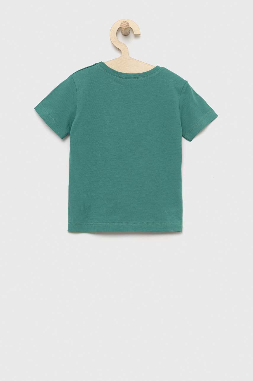 United Colors of Benetton tricou de bumbac pentru copii culoarea roz - Pled.ro