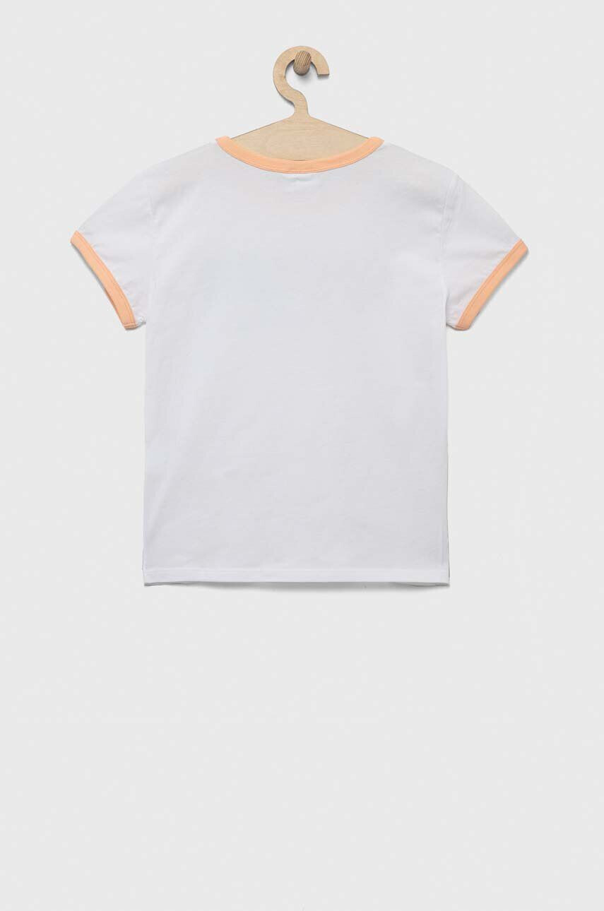 United Colors of Benetton tricou de bumbac pentru copii culoarea alb - Pled.ro