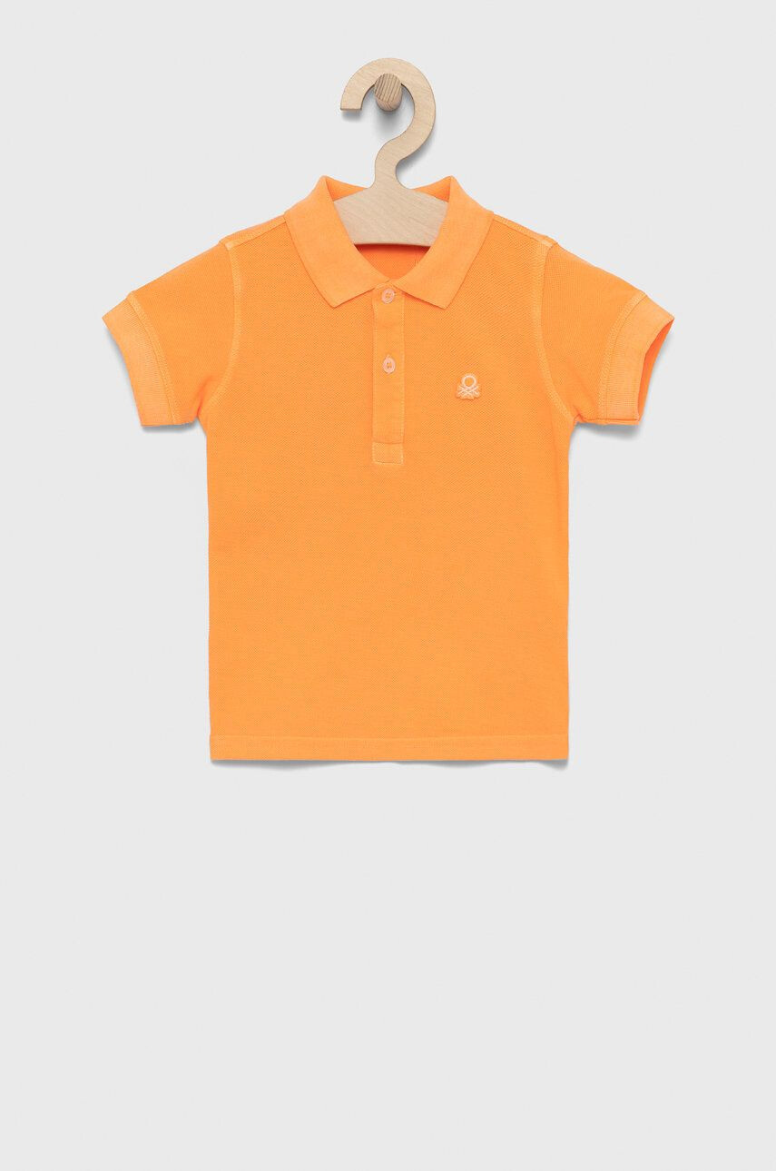 United Colors of Benetton tricouri polo din bumbac pentru copii - Pled.ro