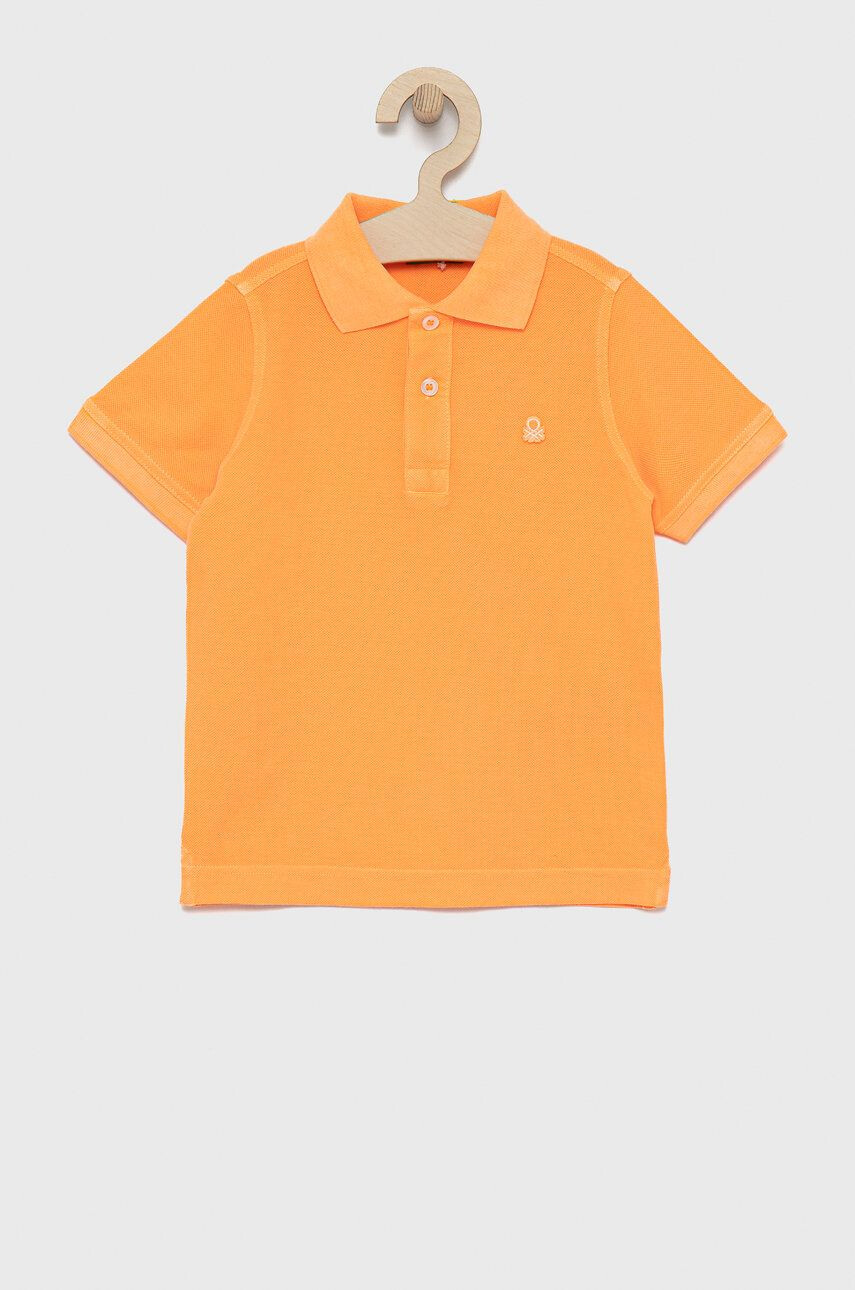 United Colors of Benetton tricouri polo din bumbac pentru copii - Pled.ro