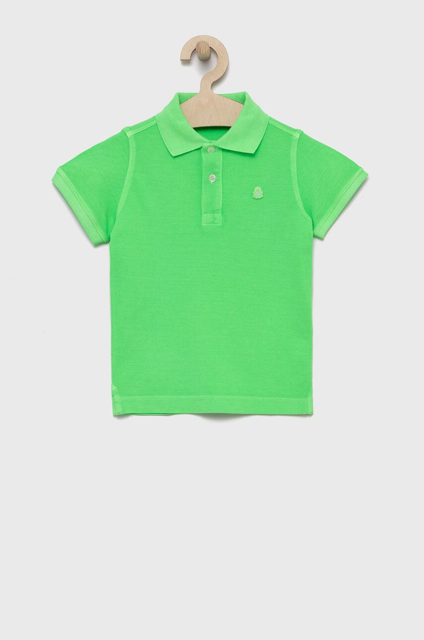 United Colors of Benetton tricouri polo din bumbac pentru copii - Pled.ro