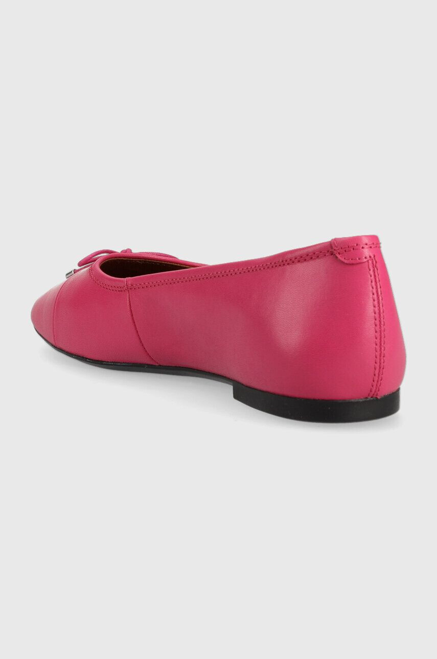 Vagabond Shoemakers balerini de piele JOLIN culoarea roz - Pled.ro