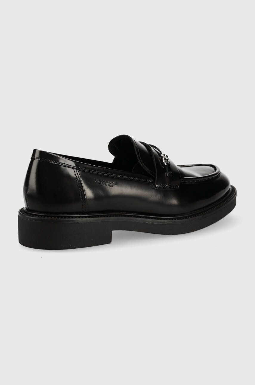 Vagabond Shoemakers mocasini de piele Alex W femei culoarea negru cu toc plat - Pled.ro