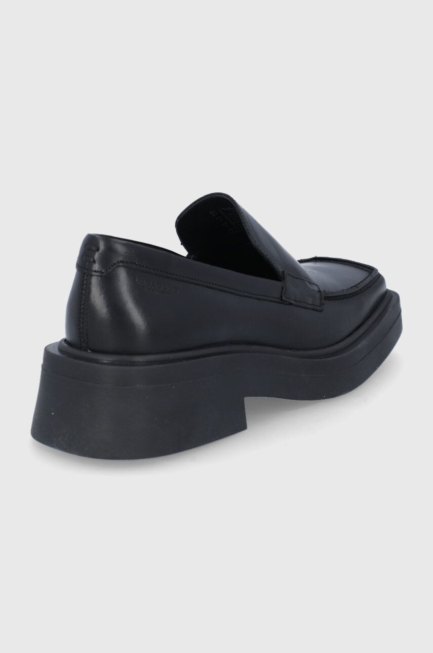 Vagabond Shoemakers mocasini de piele Eyra femei culoarea negru cu platforma - Pled.ro