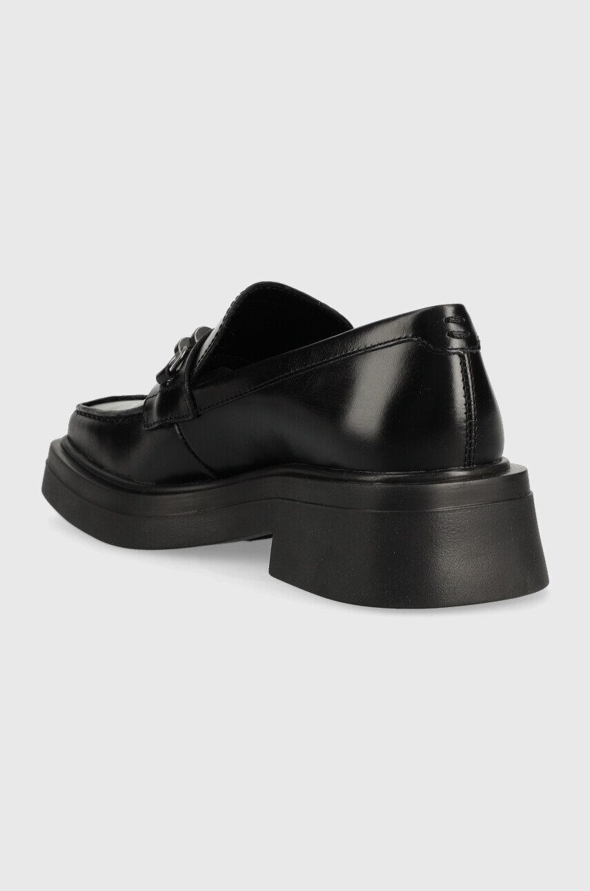 Vagabond Shoemakers mocasini de piele EYRA femei culoarea negru cu toc plat 5550.001.20 - Pled.ro