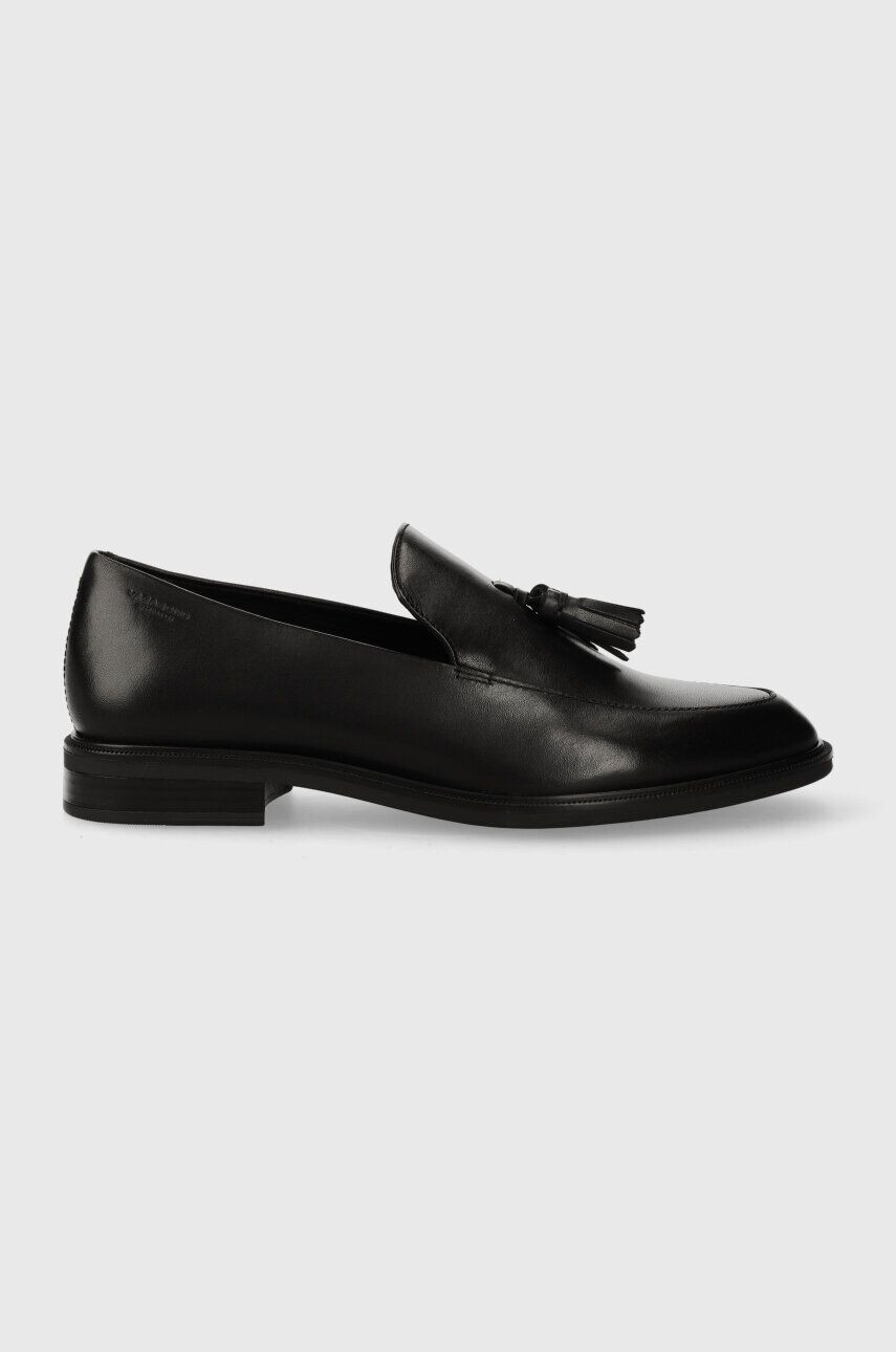 Vagabond Shoemakers mocasini de piele FRANCES 2.0 femei culoarea negru cu toc plat 5606.001.20 - Pled.ro