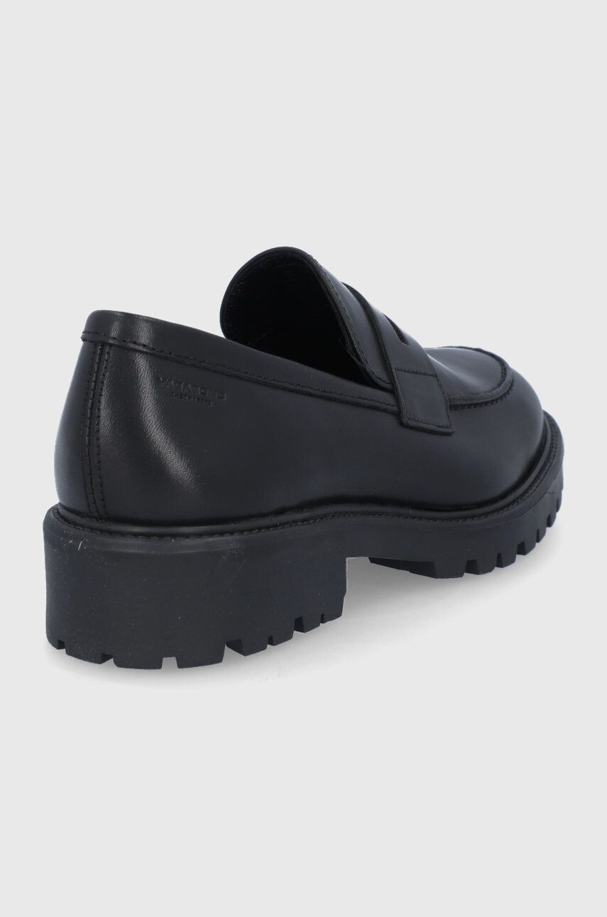 Vagabond Shoemakers mocasini de piele Kenova femei culoarea negru cu platforma - Pled.ro