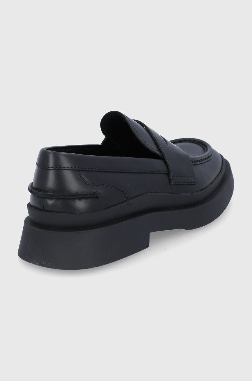 Vagabond Shoemakers Mocasini de piele bărbați culoarea negru - Pled.ro