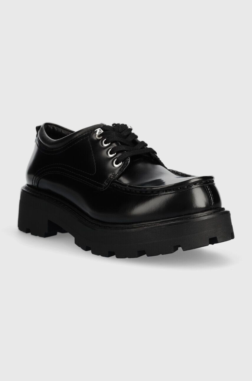 Vagabond Shoemakers pantofi de piele COSMO 2.0 femei culoarea negru cu platforma 5649.004.20 - Pled.ro