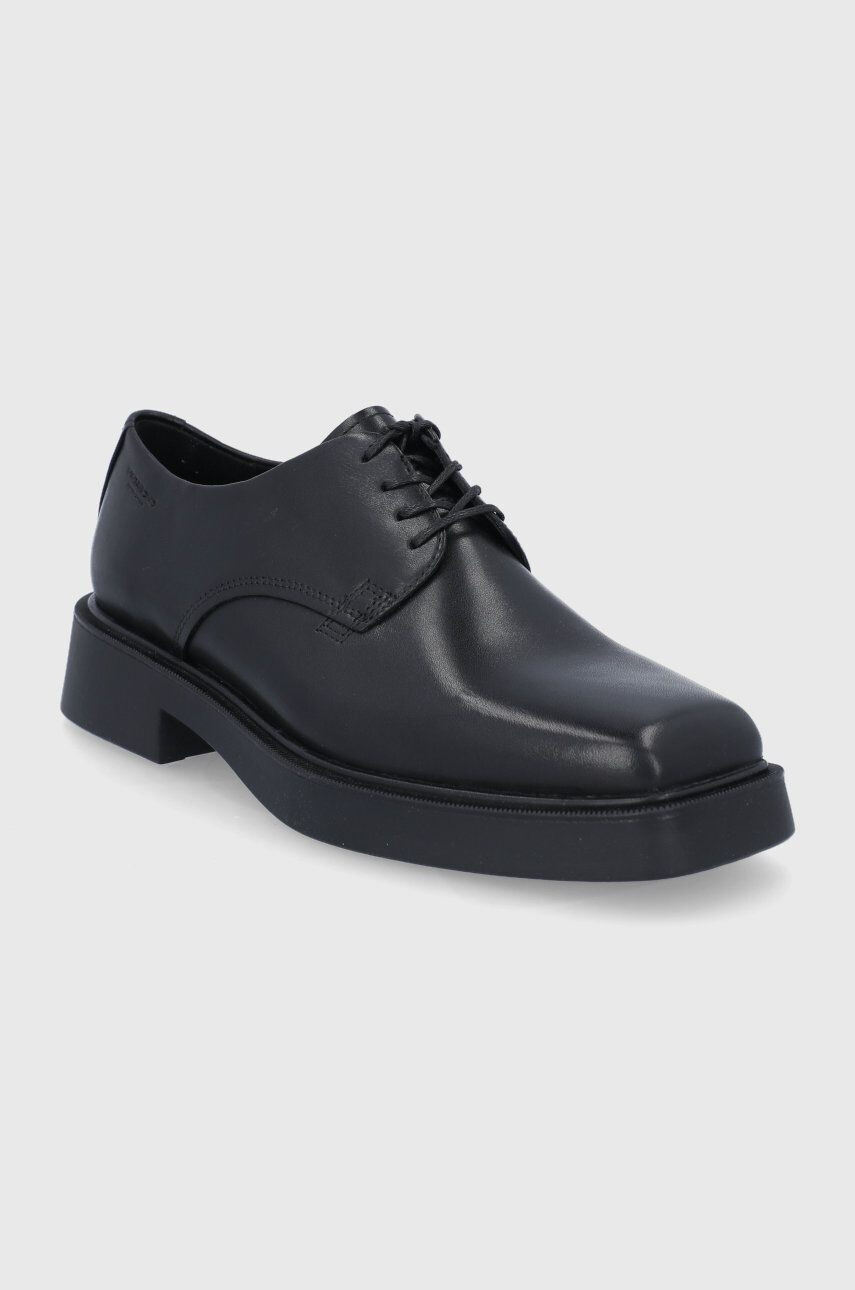 Vagabond Shoemakers Pantofi de piele femei culoarea negru cu platformă - Pled.ro