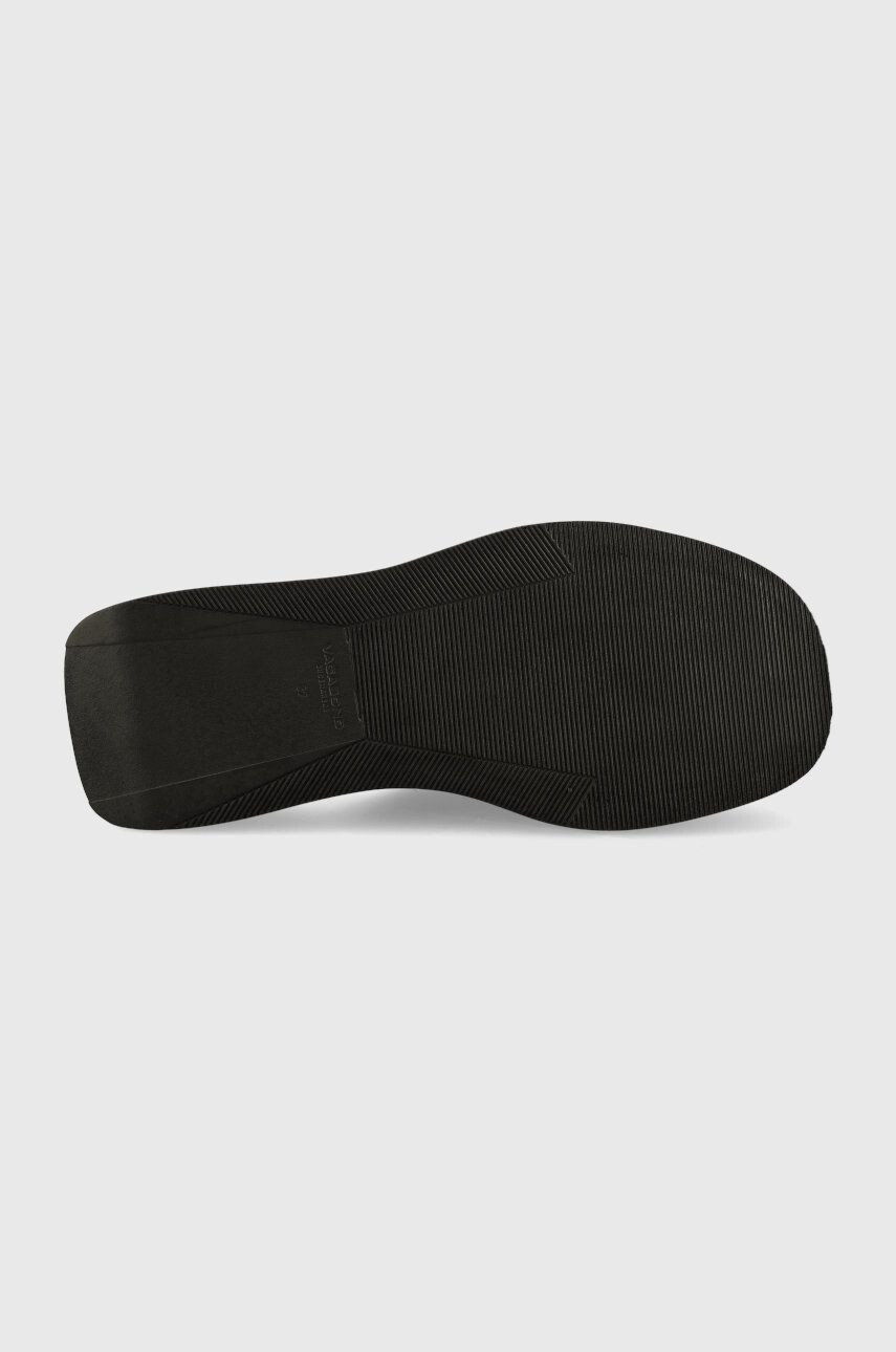 Vagabond Shoemakers slapi de piele Courtney femei culoarea negru cu platforma - Pled.ro