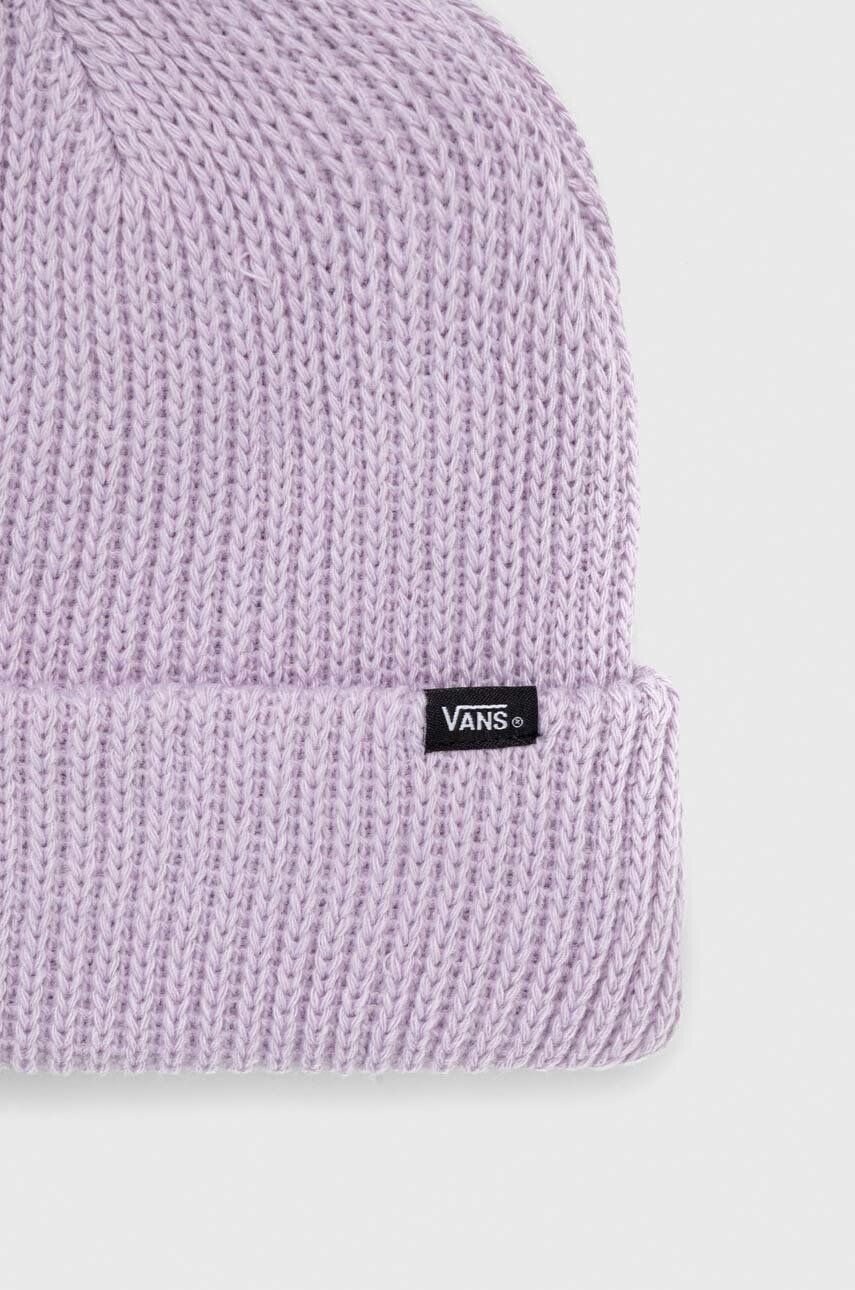 Vans caciula culoarea violet din tricot gros - Pled.ro