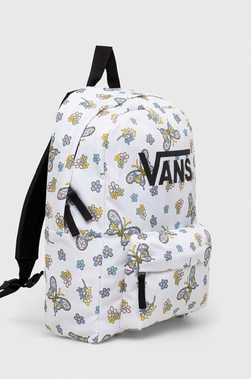 Vans ghiozdan copii GIRLS REALM H20 BACKPACK culoarea bej mare modelator - Pled.ro