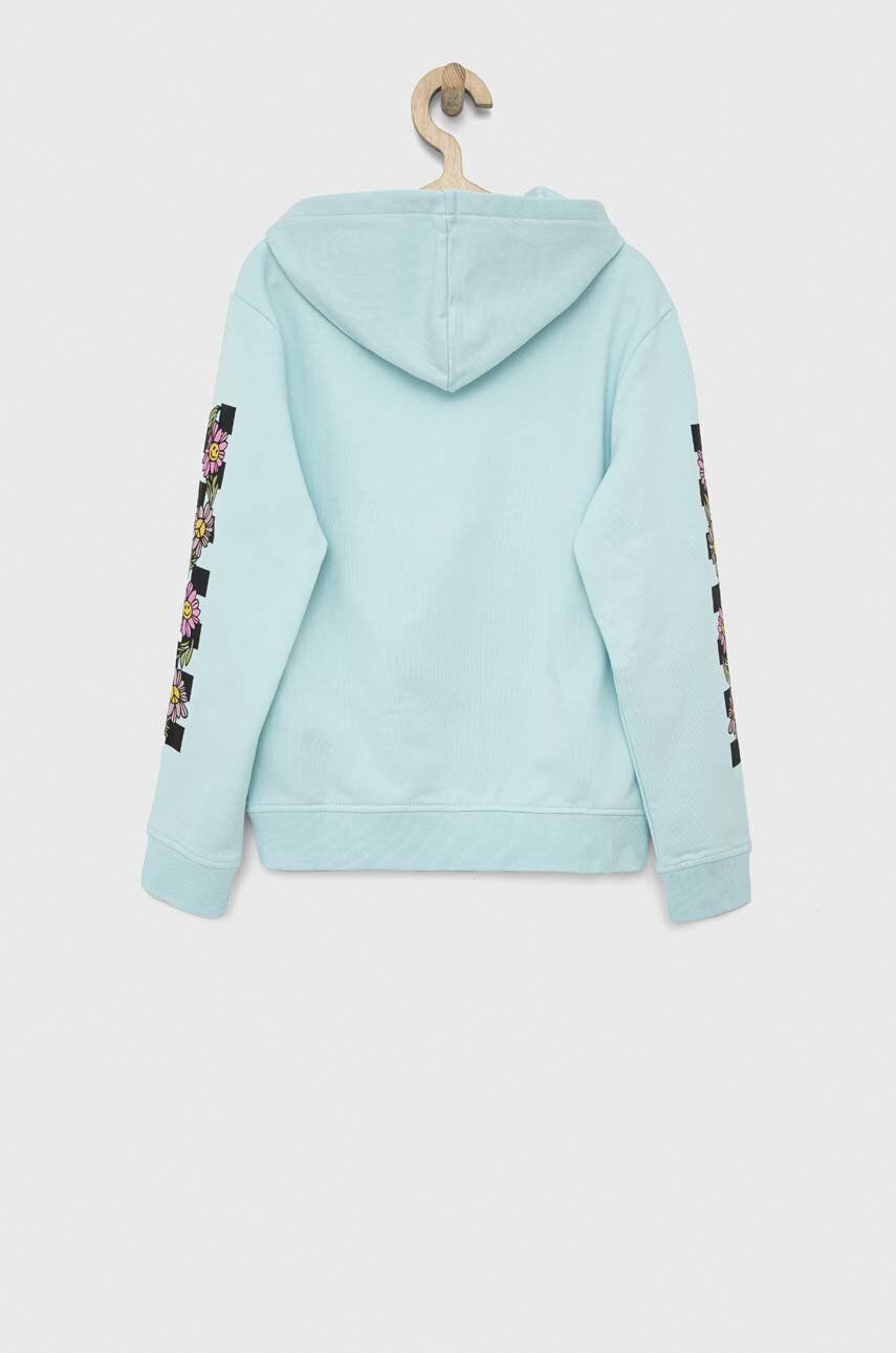 Vans hanorac de bumbac pentru copii ELEVATED MINDS HOODIE BLUE GLOW - Pled.ro