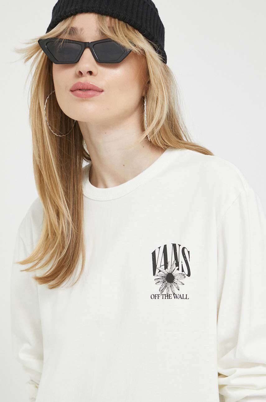 Vans longsleeve din bumbac - Pled.ro