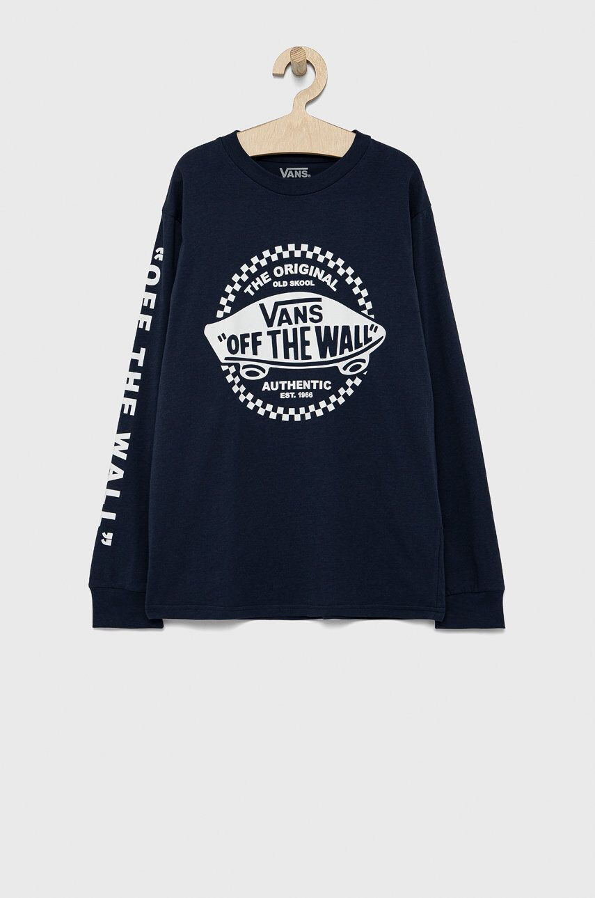 Vans Longsleeve din bumbac pentru copii - Pled.ro