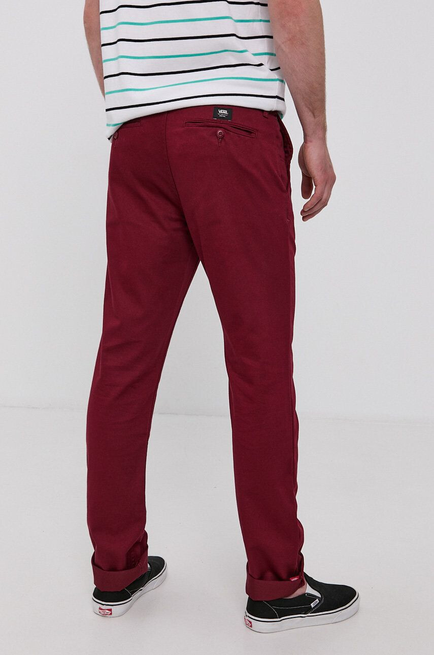 Vans Pantaloni bărbați culoarea rosu model drept VN0A5FJ7ZBS1-pomegranat - Pled.ro