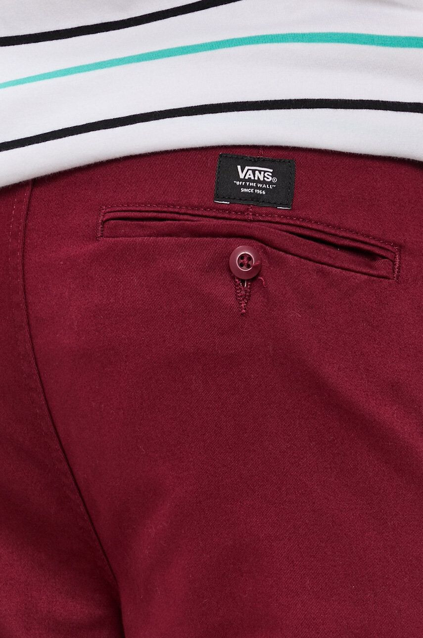 Vans Pantaloni bărbați culoarea rosu model drept VN0A5FJ7ZBS1-pomegranat - Pled.ro