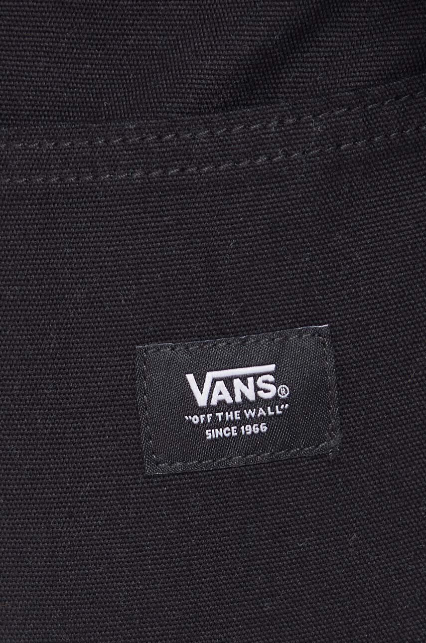 Vans pantaloni femei culoarea negru drept high waist - Pled.ro