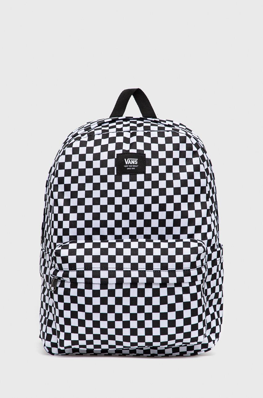 Vans rucsac Old Skool Check bărbați culoarea alb mare cu model VN0A5KHRY281 - Pled.ro