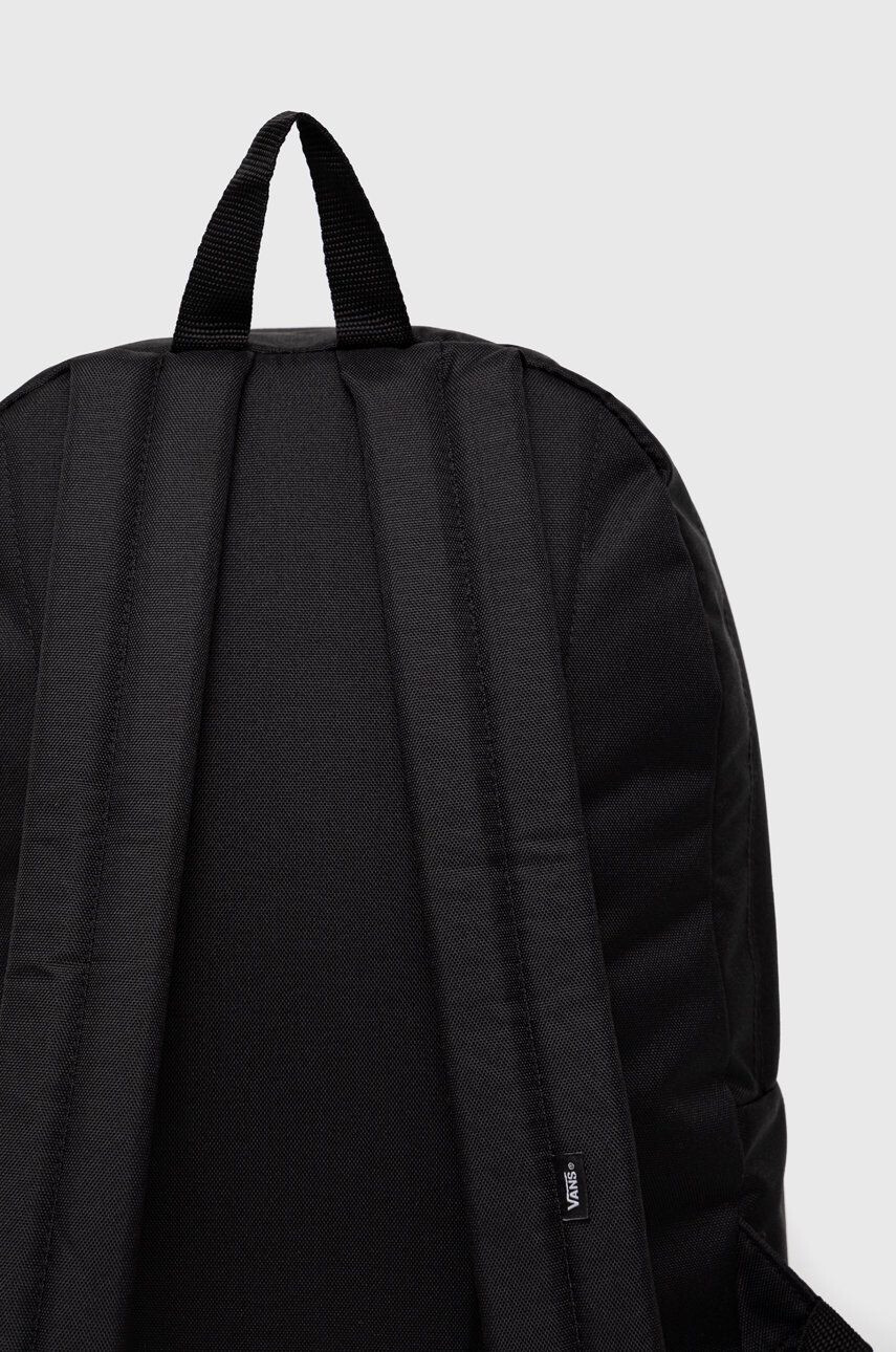 Vans rucsac culoarea negru mare cu imprimeu - Pled.ro