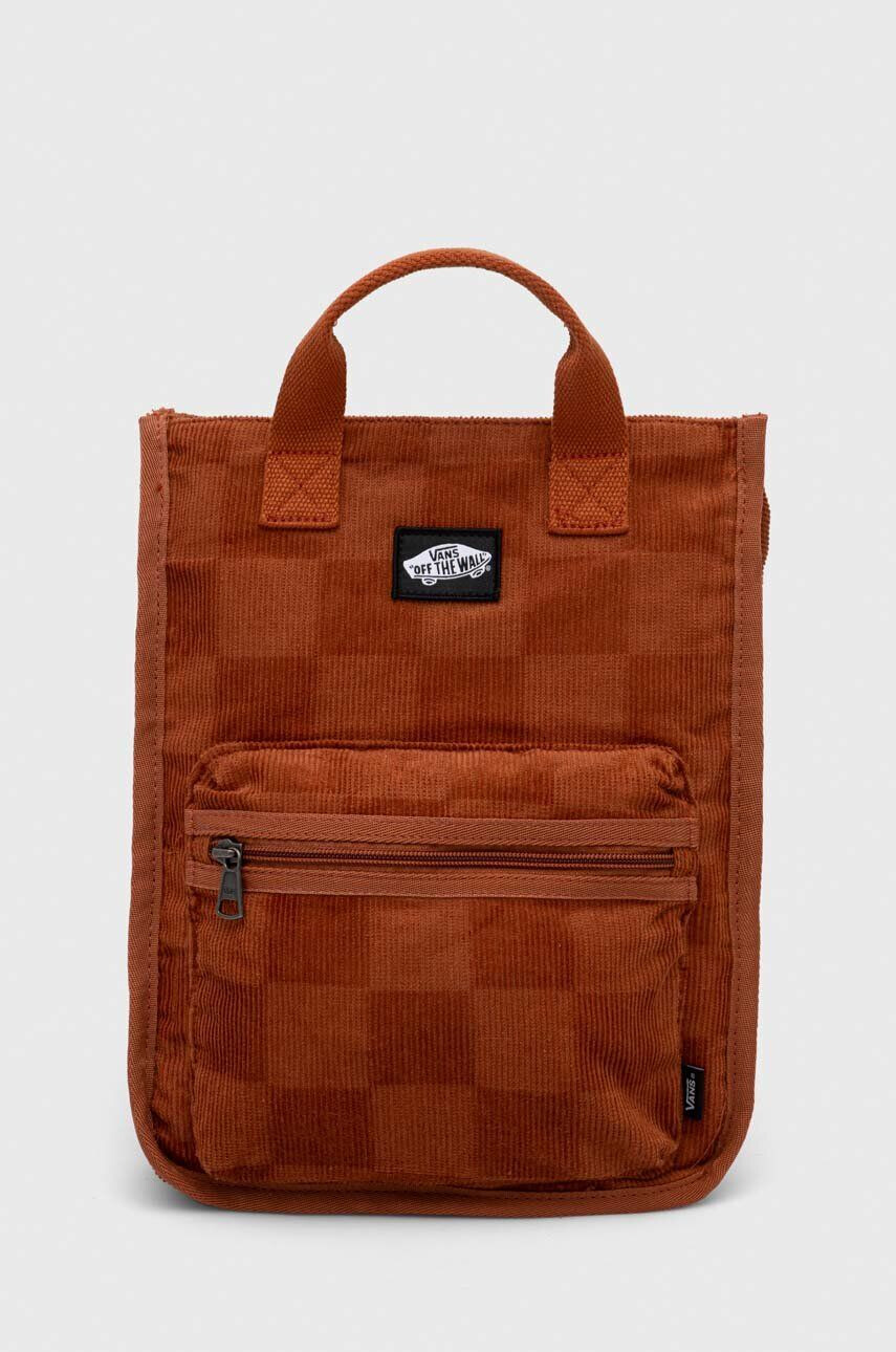 Vans rucsac culoarea maro mic modelator - Pled.ro