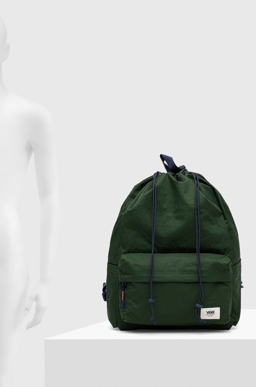 Vans rucsac culoarea verde mare neted - Pled.ro