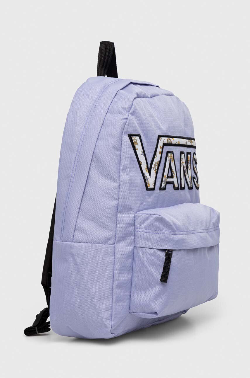 Vans rucsac culoarea violet mare cu imprimeu - Pled.ro