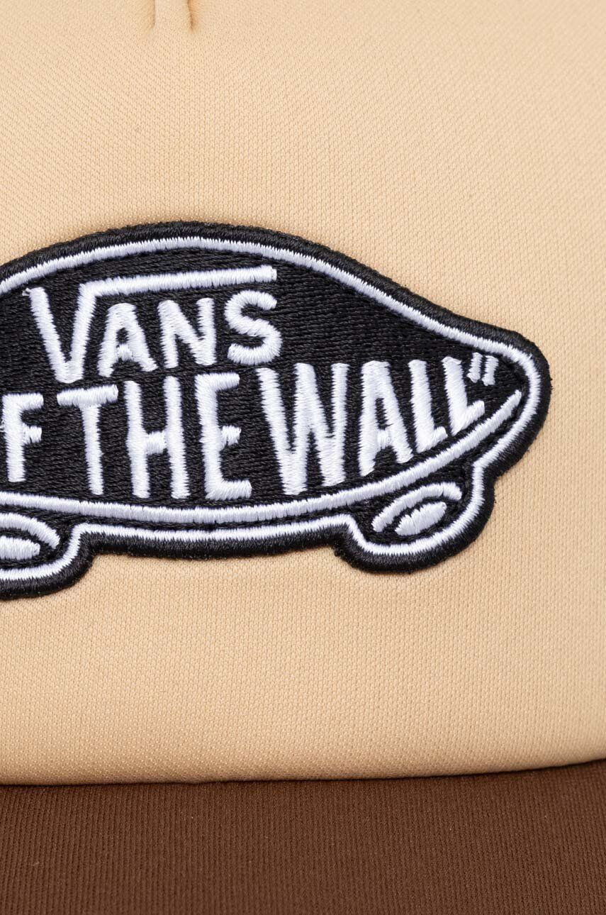 Vans sapca culoarea maro modelator - Pled.ro