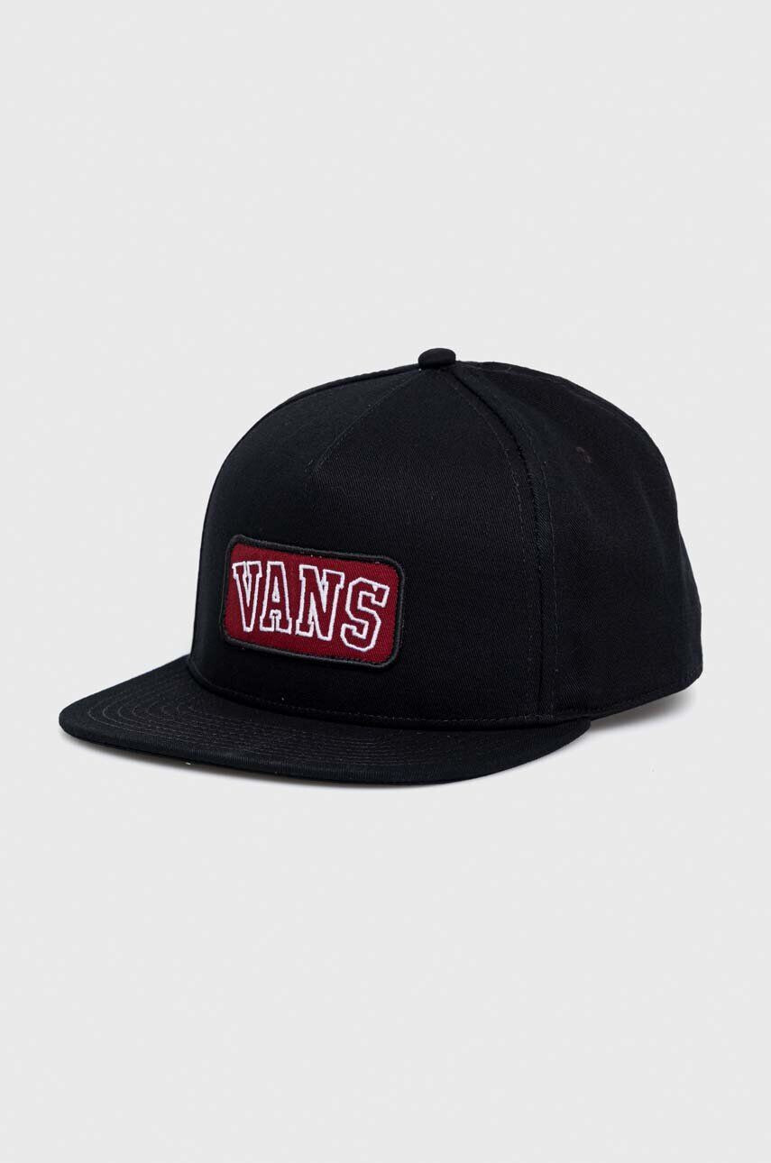 Vans șapcă de baseball din bumbac culoarea bej cu imprimeu - Pled.ro