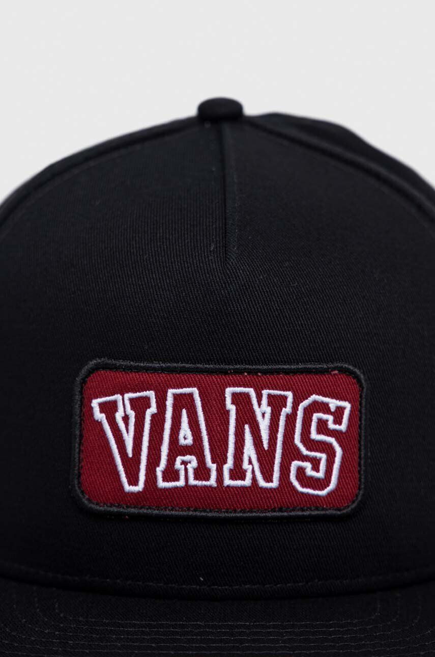 Vans șapcă de baseball din bumbac culoarea bej cu imprimeu - Pled.ro