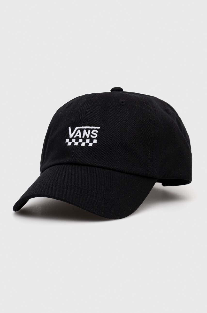 Vans șapcă de baseball din bumbac culoarea negru cu imprimeu - Pled.ro