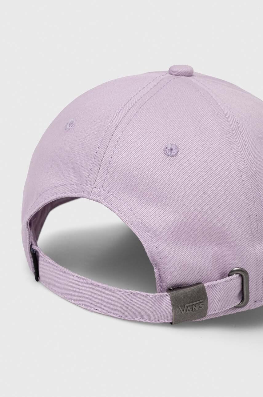 Vans șapcă de baseball din bumbac culoarea violet cu imprimeu - Pled.ro