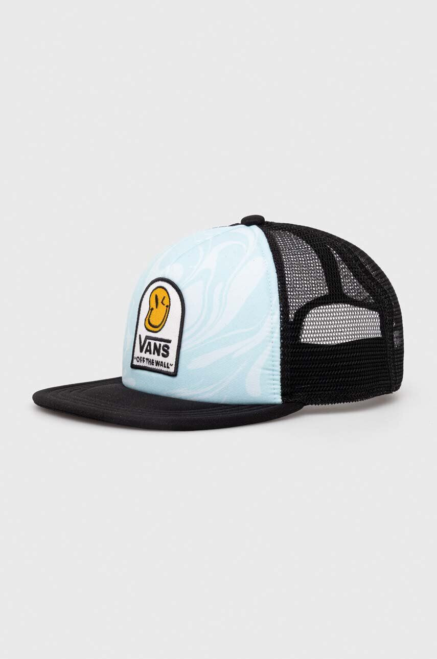 Vans șapcă de baseball pentru copii MARBLE TRUCKER BLUE GLOW - Pled.ro