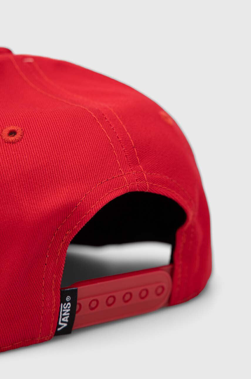 Vans șapcă din bumbac pentru copii BY EASY BOX SNAPBACK True Red - Pled.ro