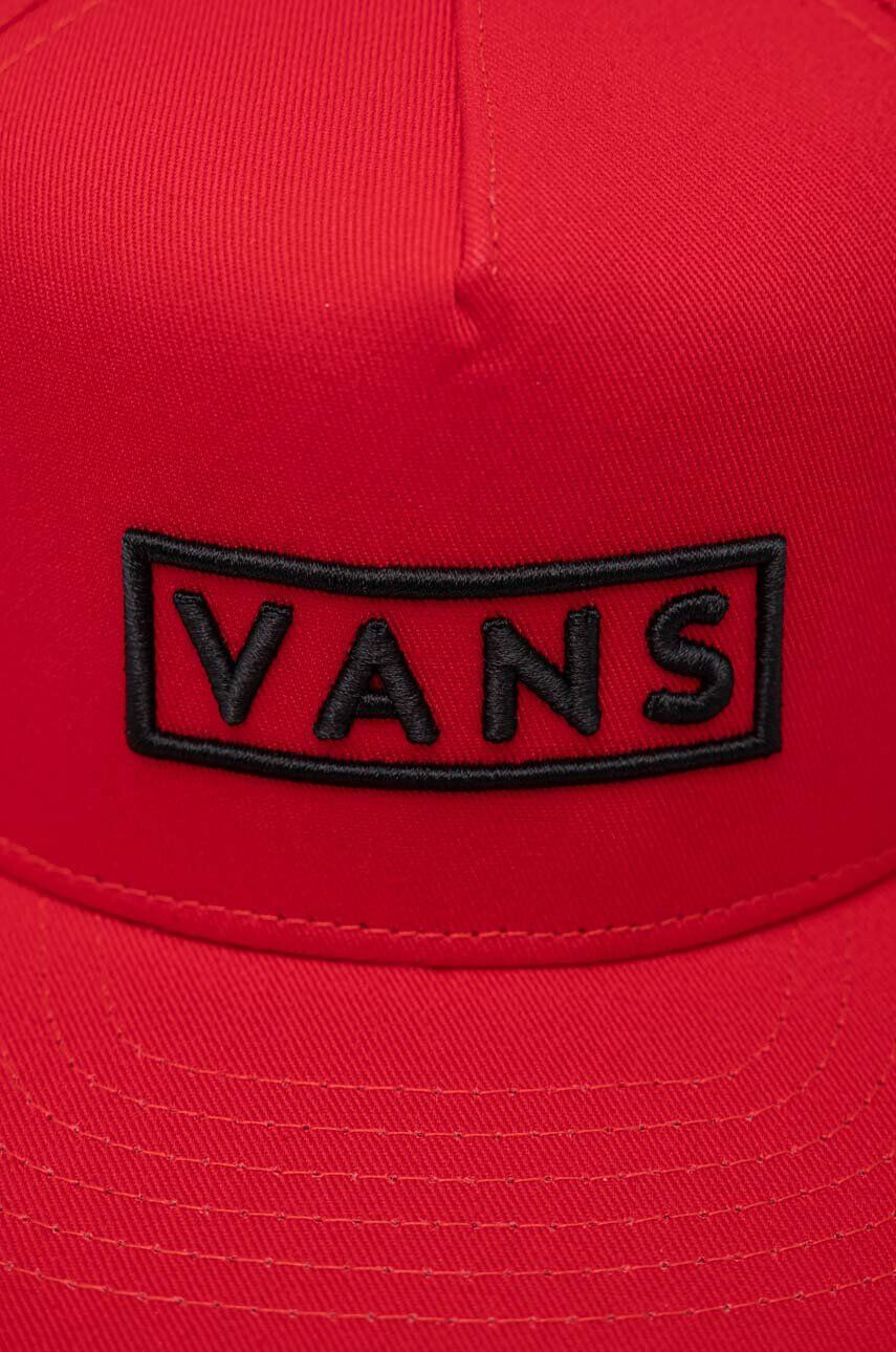 Vans șapcă din bumbac pentru copii BY EASY BOX SNAPBACK True Red - Pled.ro