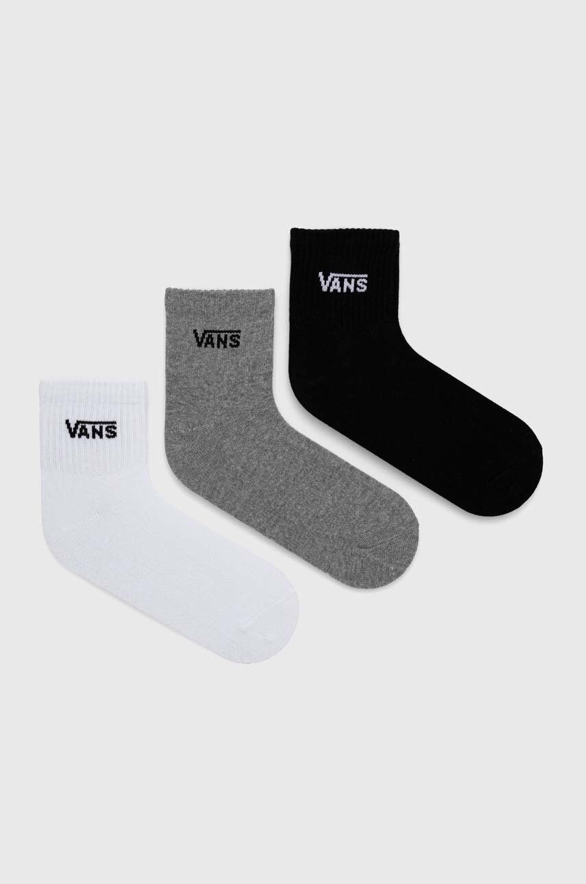 Vans sosete 3-pack femei culoarea negru - Pled.ro