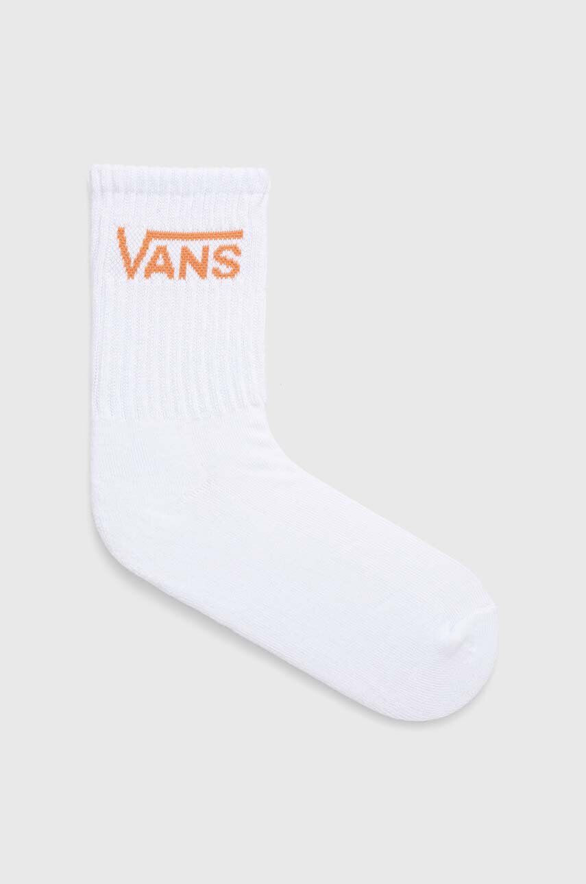 Vans sosete 3-pack femei culoarea alb - Pled.ro