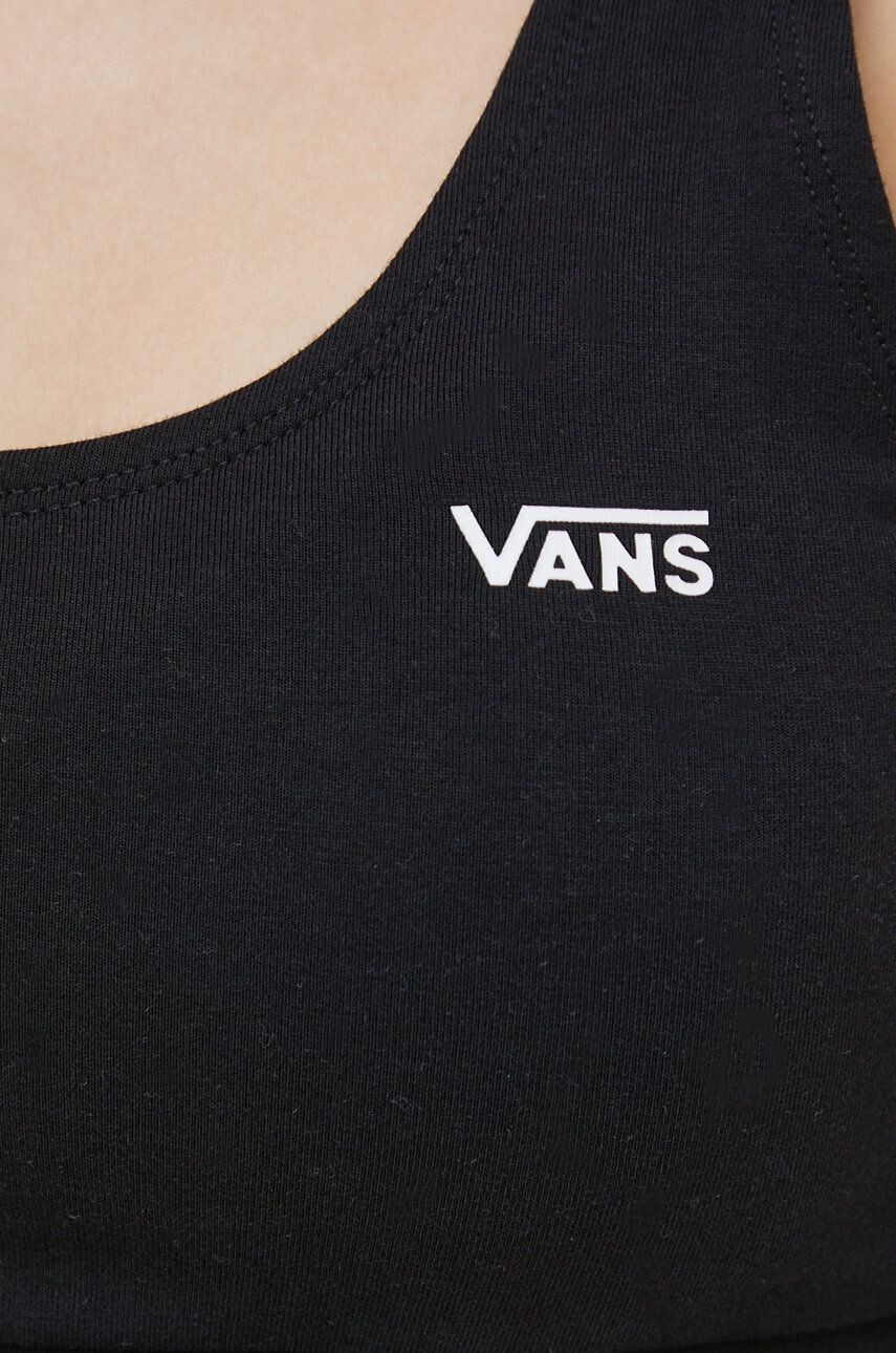 Vans sutien sport culoarea negru neted - Pled.ro