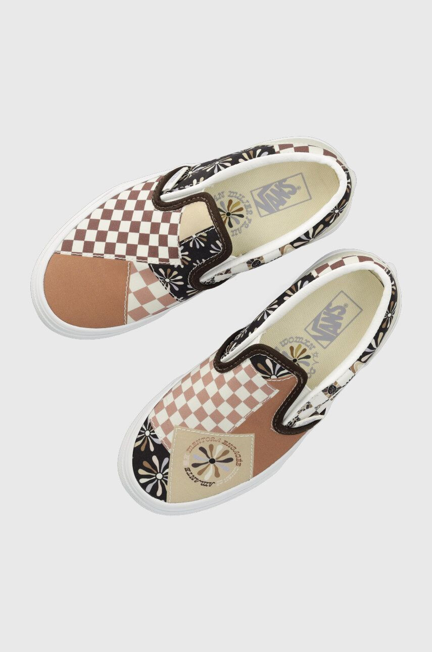 Vans tenisi copii culoarea maro - Pled.ro