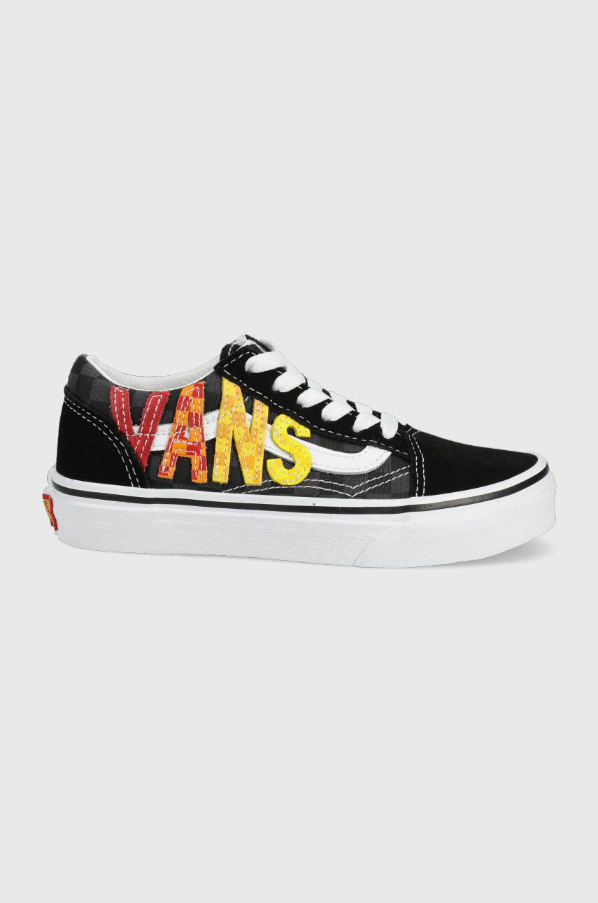 Vans tenisi copii culoarea negru - Pled.ro